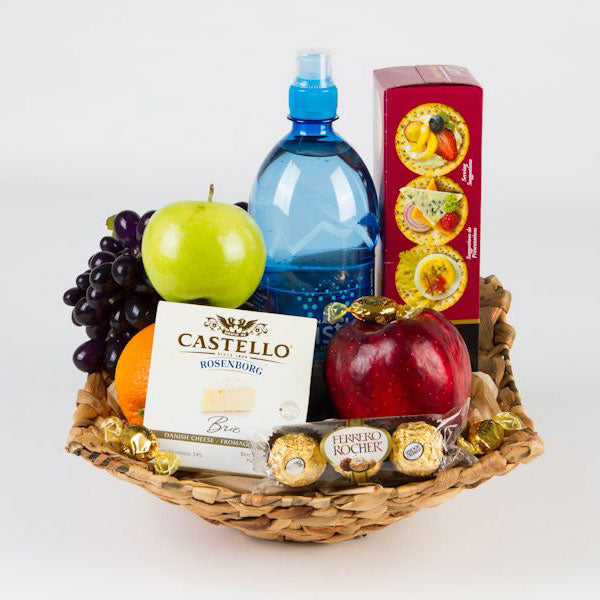 Fruit, Cheese & Crackers Basket Whistler Gift Services